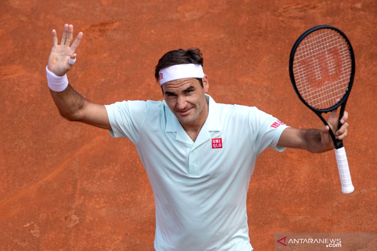 Cedera kaki paksa Federer mundur dari perempat final Italia Open