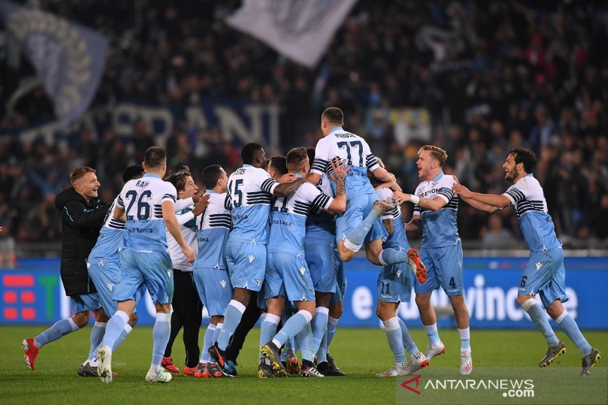 Lazio juara Coppa Italia berkat dua gol di 10 menit terakhir