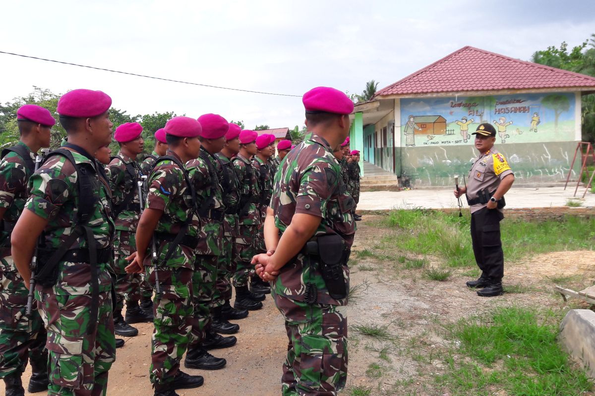 Polri-TNI amankan Lapas Narkotika Langkat yang terbakar
