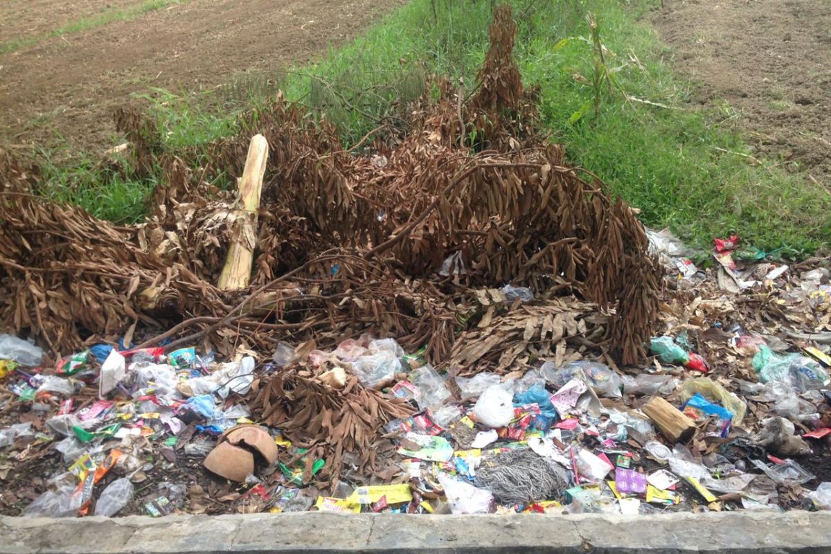 Sampah di Kota Stabat banyak tidak terangkut