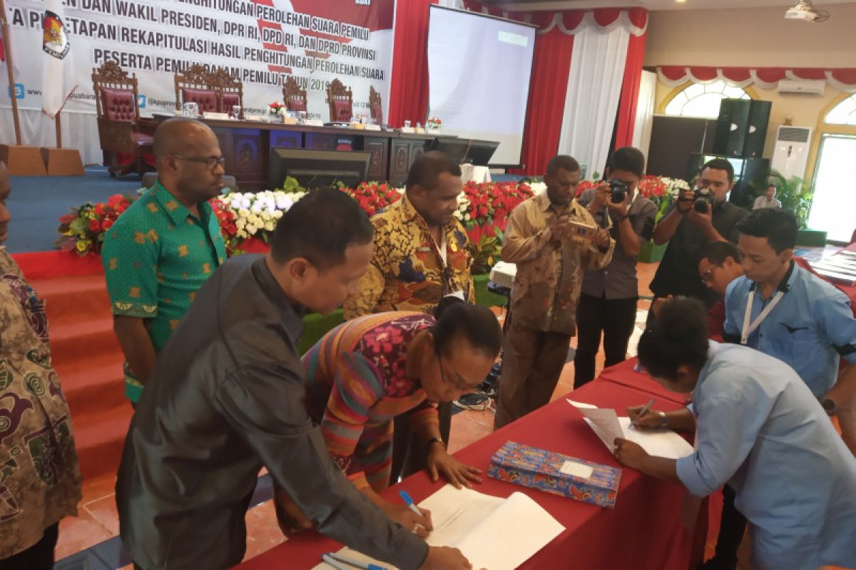 Jokowi unggul 508.997 suara di Papua Barat.