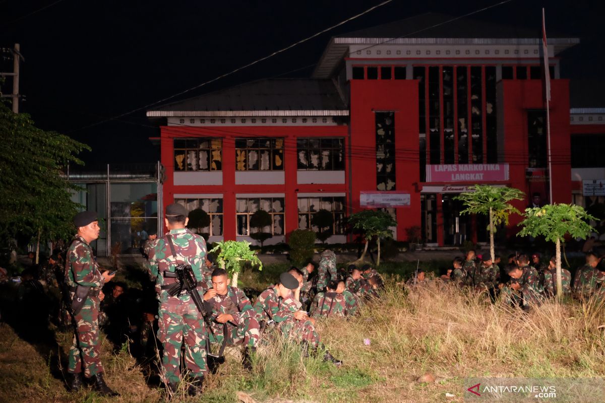 92 napi kabur dari lapas narkoba Langkat kembali ditangkap