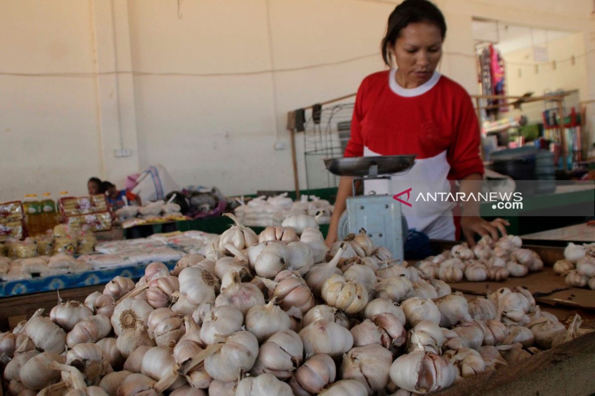 Bulog NTT tambah pasokan bawang putih 1,1 ton