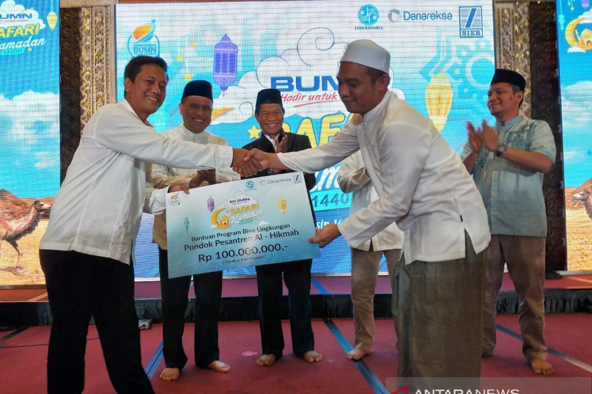 Yayasan Raudhatun Nasyi gunakan bantuan BUMN untuk bangun dapur