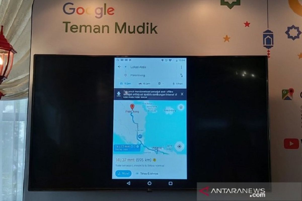 Info mudik di Google Maps hingga kabar Ani Yudhoyono