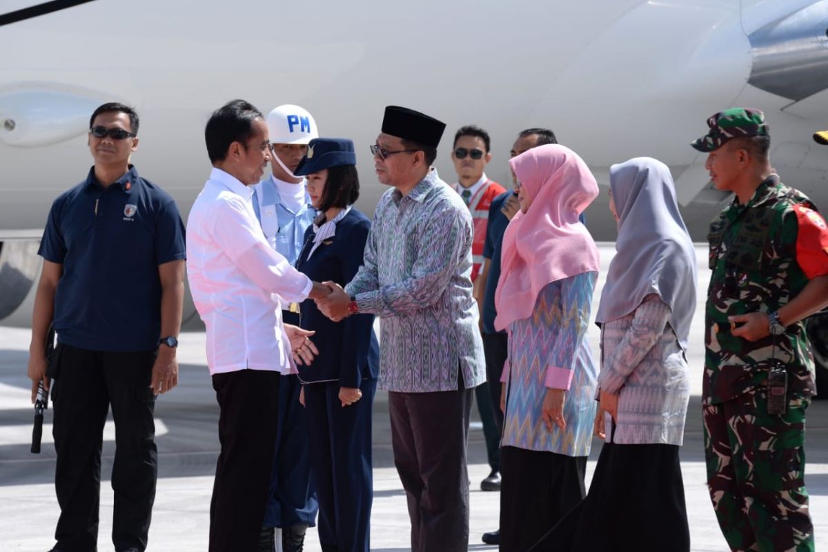 Jokowi visits Mandalika to review latest facilities
