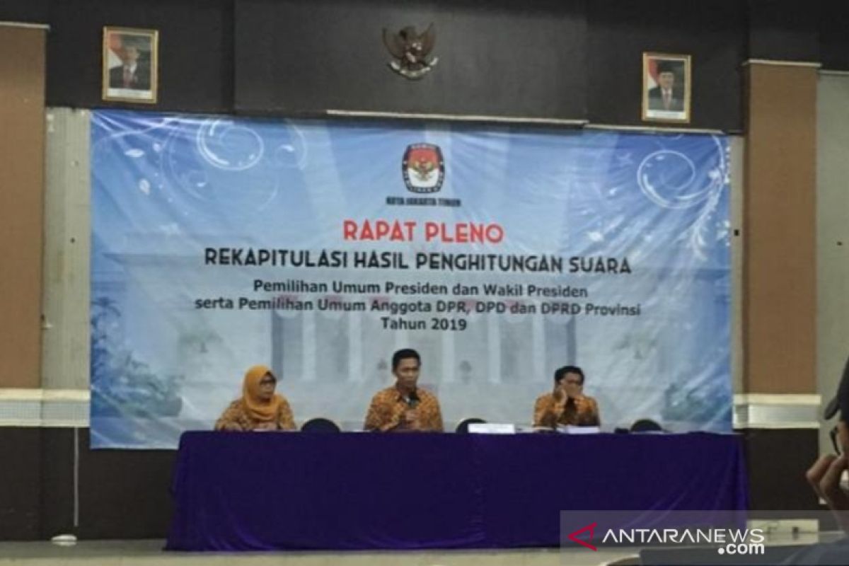 KPU Jakarta Timur tuntaskan rekapitulasi penghitungan suara pemilu
