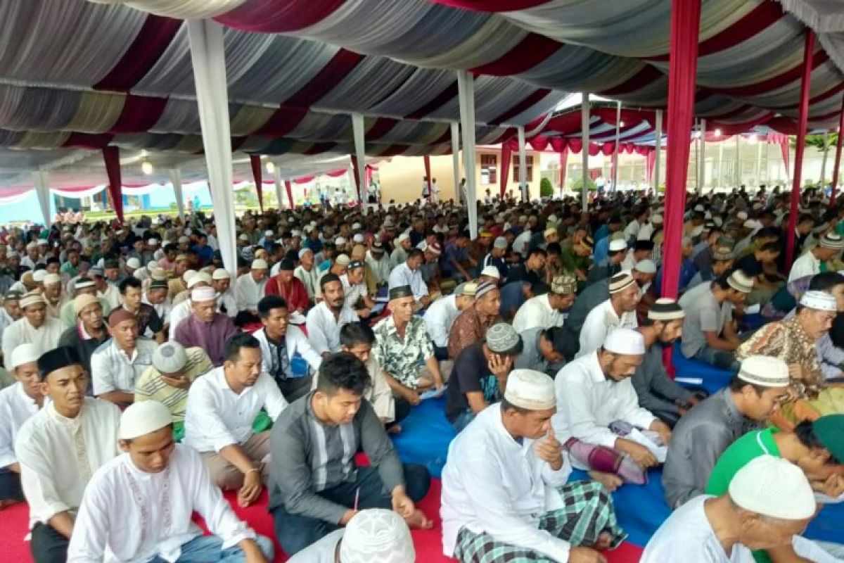 Ribuan warga binaan Lapas Pematangsiantar gelar zikir akbar