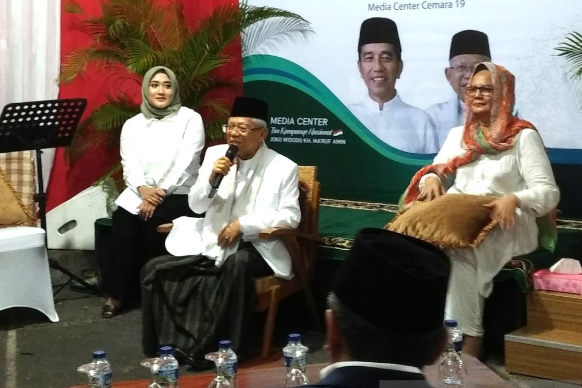 Ma'ruf Amin persilakan ulama Forum Ijtima' Ulama III bersilaturrahmi