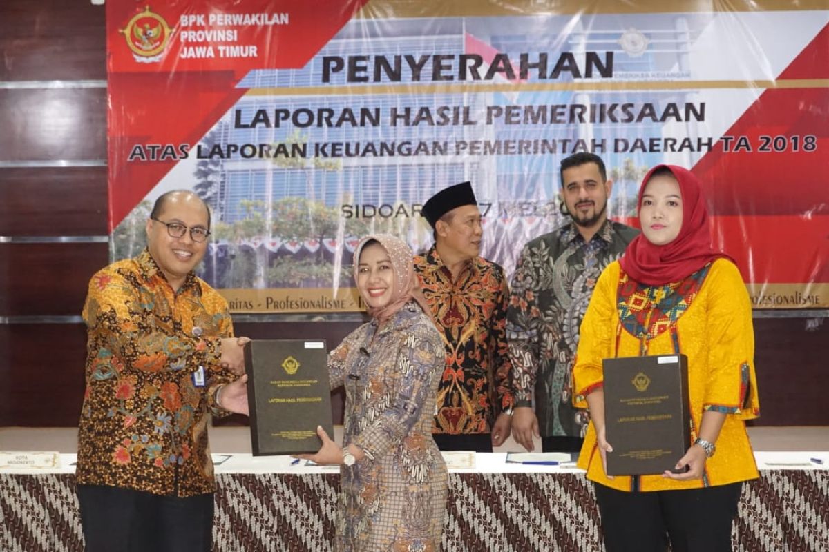 Pemkot Mojokerto kembali terima opini WTP atas LKPD 2018