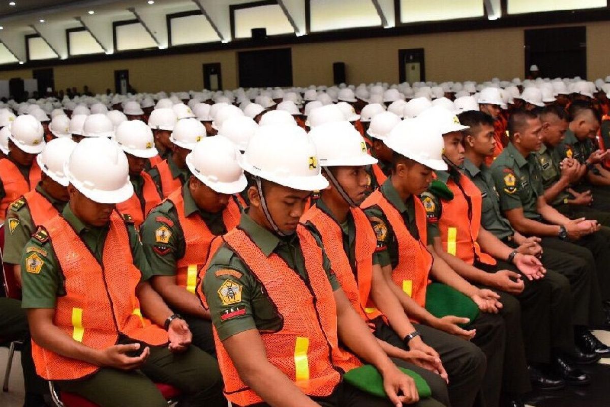 Kementerian PUPR gelar sertifikasi kepada 1.173 prajurit zeni TNI AD