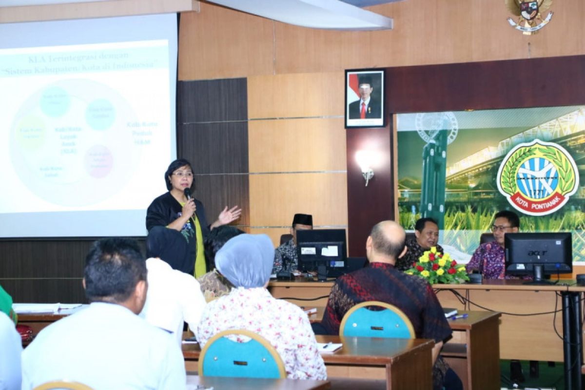 Pontianak akan tingkatkan infrastruktur kota layak anak