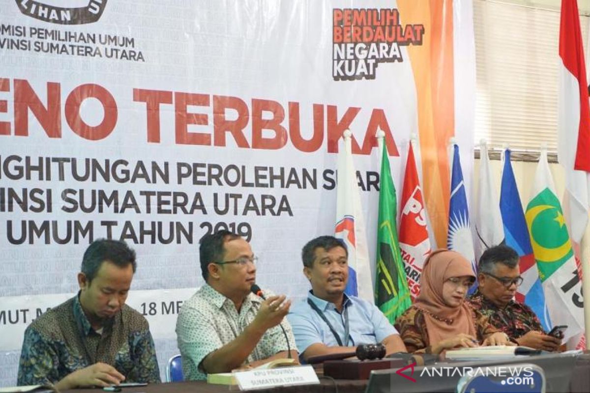 KPU Sumut lanjutkan pleno rekapitulasi suara  pemilu