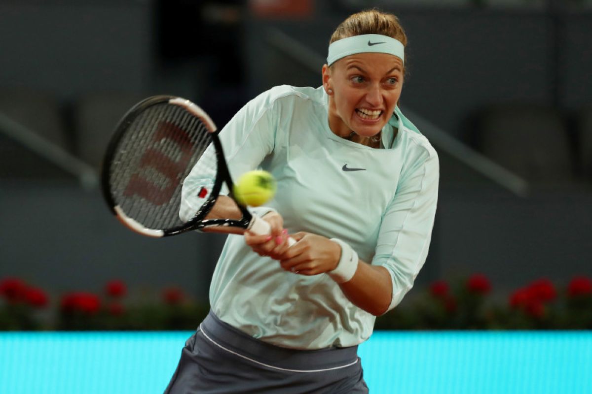Cedera betis bayangi momentum Kvitova jelang Prancis Open