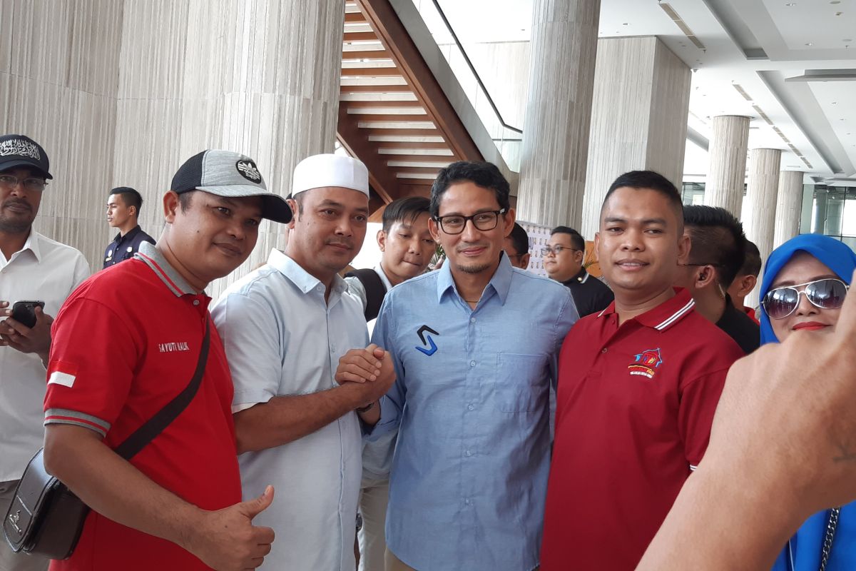 Menang di Riau, Sandiaga Uno sebut skor 12-0