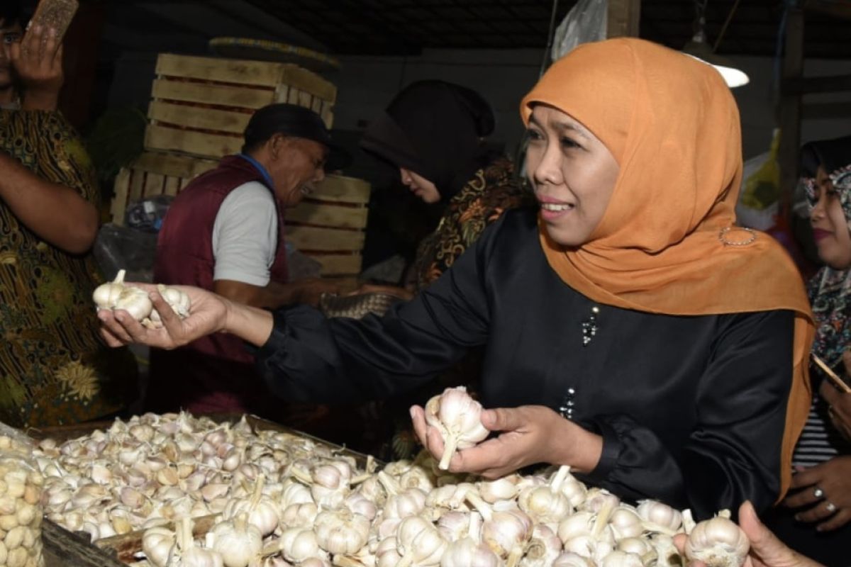 Gubernur Jatim pastikan stok pangan aman