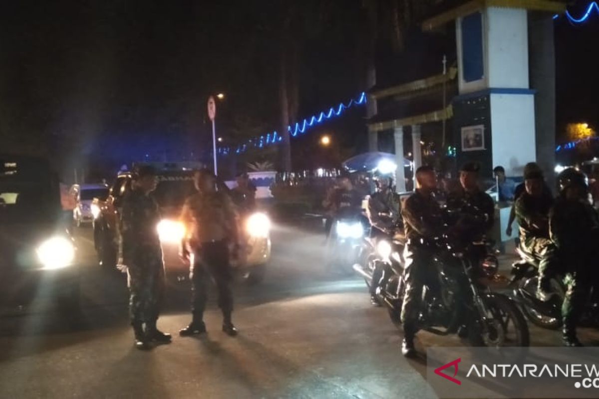 Ciptakan keamanan wilayah, Koramil-Polsek Lubuk Pakam patroli bersama