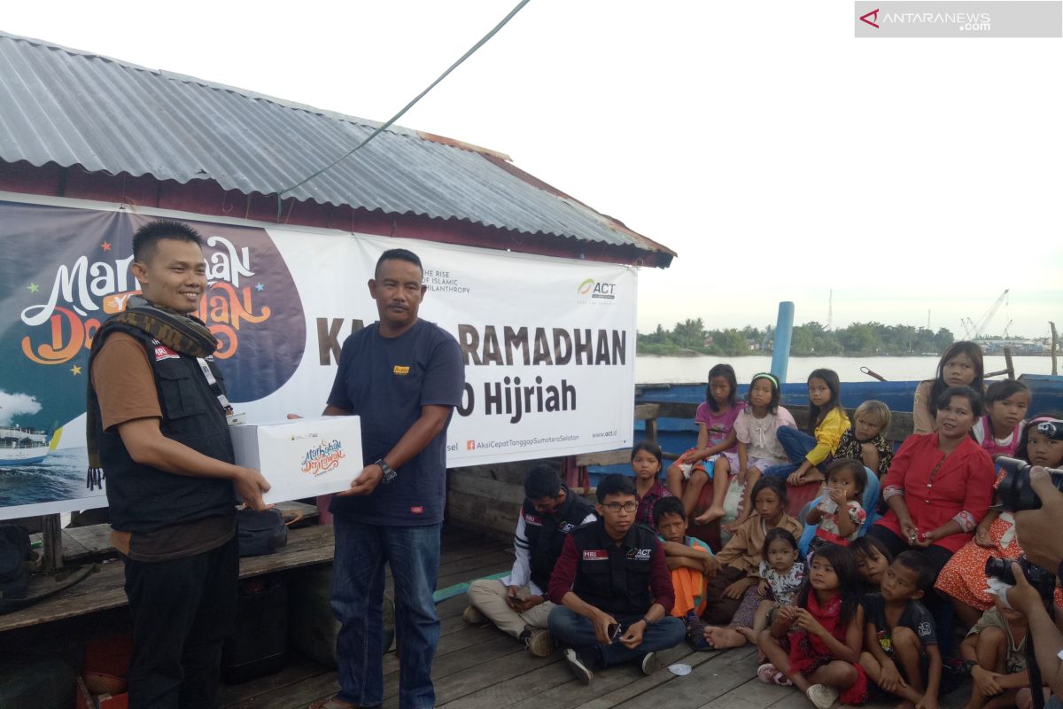 Kapal Ramadhan ACT Sumsel sambangi "Pulau Salah Nama" salurkan bantuan