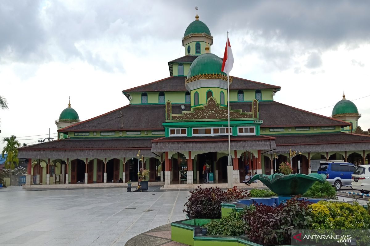 Mimbar dan beduk sisa sejarah di Masjid Jami Banjarmasin