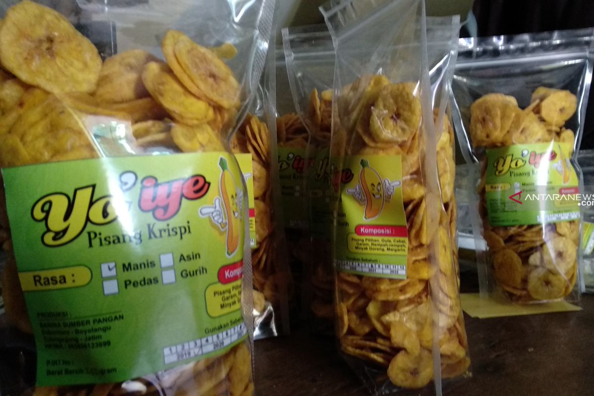 UKM keripik pisang di Tulungagung kesulitan bahan baku