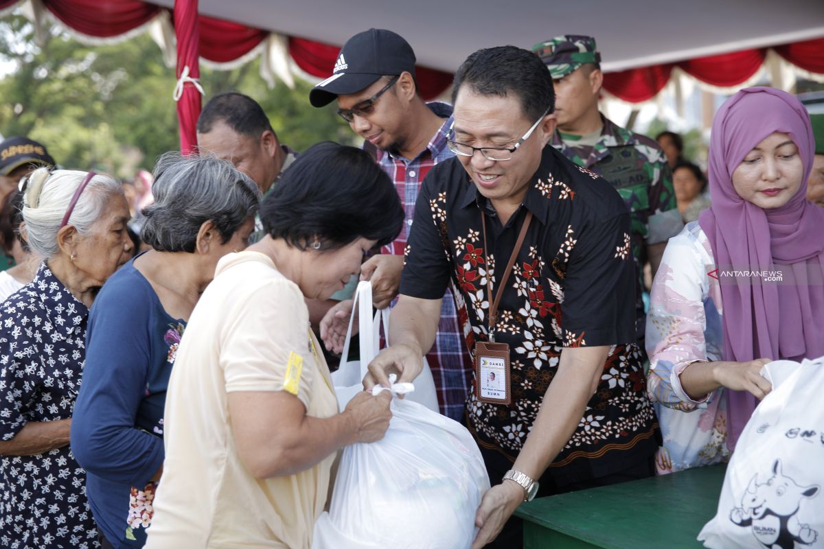 Sinergi 4 BUMN gelar pasar murah  Ramadhan di Minut