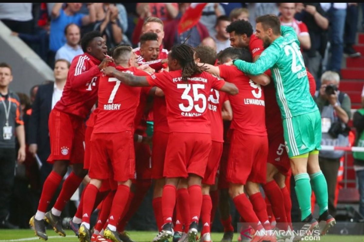 Cukur Frankfurt 5-1, Muenchen pastikan gelar juara Liga Jerman