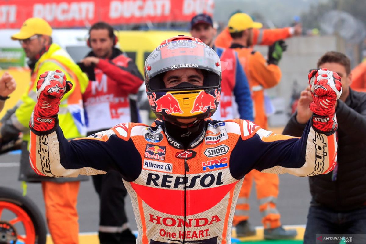 Marc Marquez juara GP Prancis