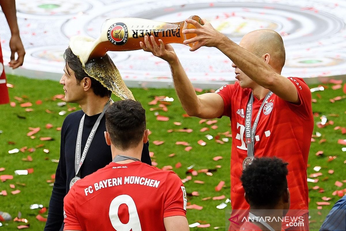 Bayern Munchen raih gelar ke-29 di klasemen akhir Liga Jerman