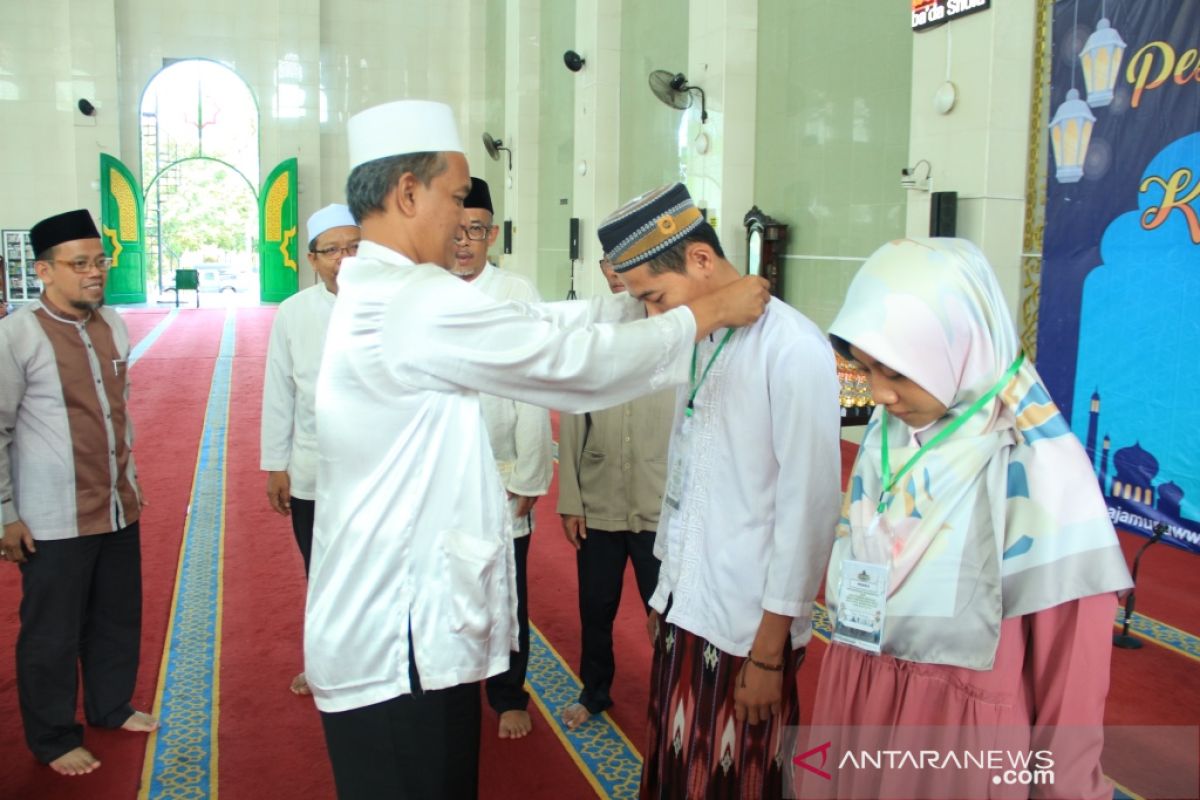 Ratusan peserta ikuti pesantren Ramadhan Masjid Agung Al Munawwarah