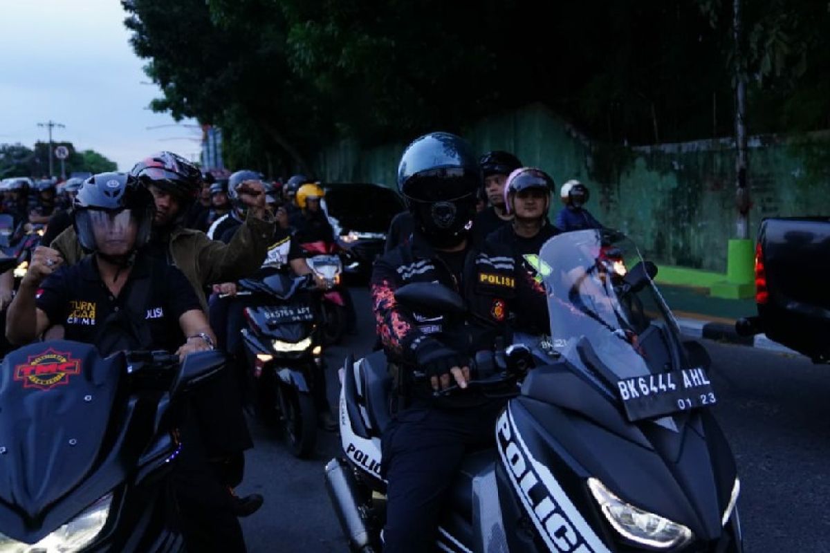 Polrestabes Medan gelar patroli skala  besar