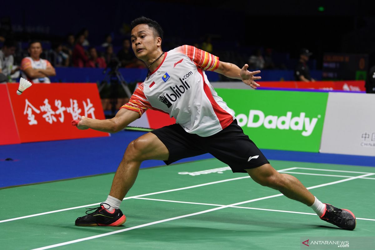 Anthony Ginting bawa kemenangan bagi Indonesia usai kalahkan Inggris