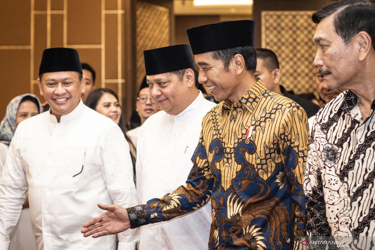 Jokowi nyatakan keinginan bersilaturahmi dengan Prabowo-Sandi