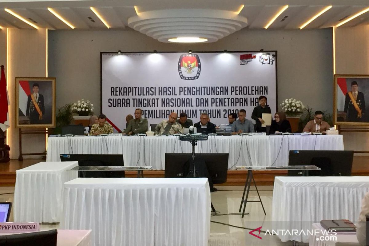 Rekapitulasi nasional KPU, Prabowo menang di Sulawesi Selatan