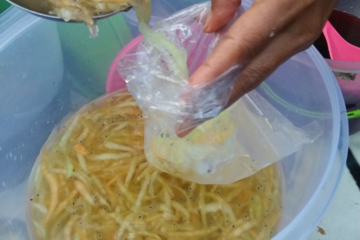 Es Blewah jadi kuliner khas Pasar Ramadhan di Denpasar