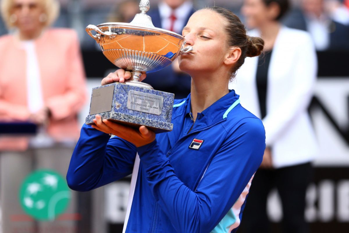 Petenis dunia asal Ceko Pliskova menangkan Italia Open