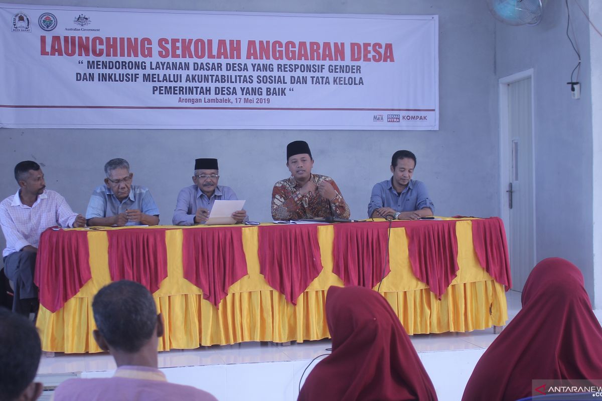 Aceh Barat luncurkan Sekolah Anggaran Desa