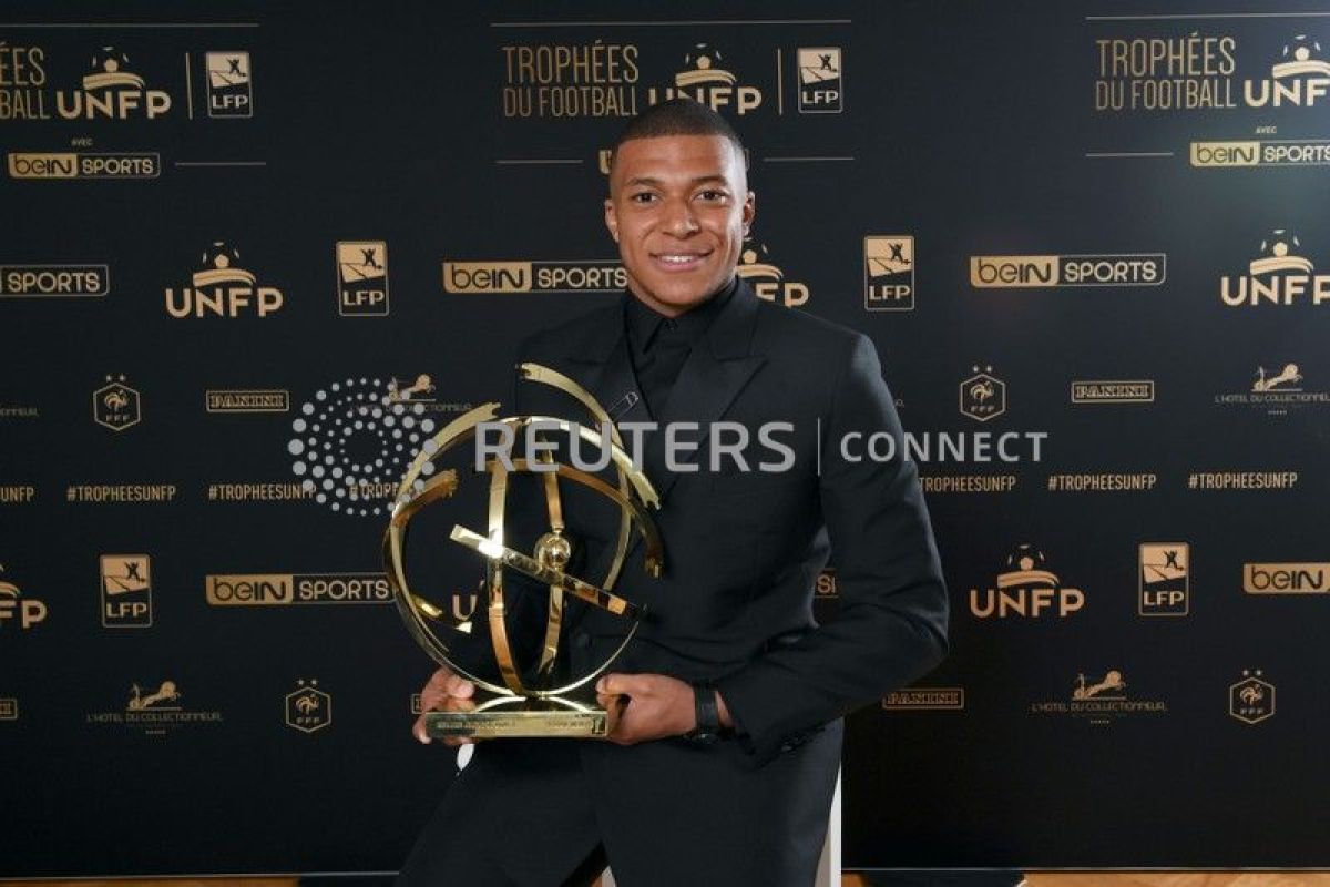 Cetak 32 gol sepanjang musim ini Kylian Mbappe dinobatkan pemain terbaik Liga Prancis 2019