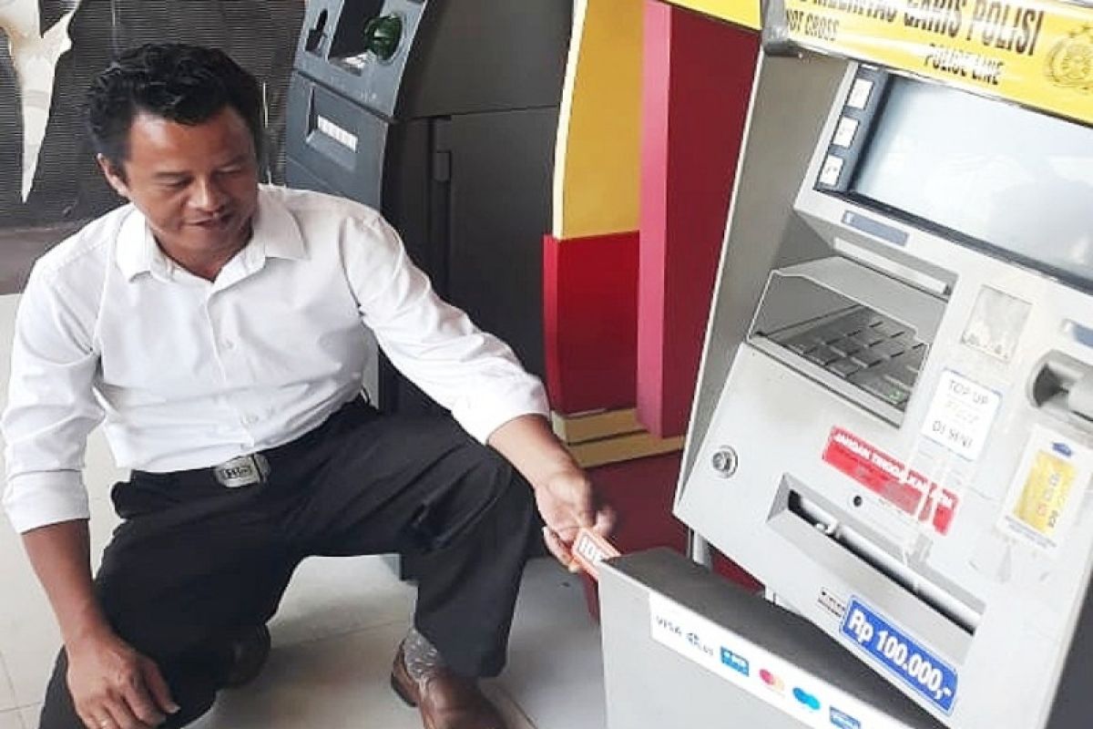 Pembobolan ATM BCA Sampit gagal karena ketahuan warga