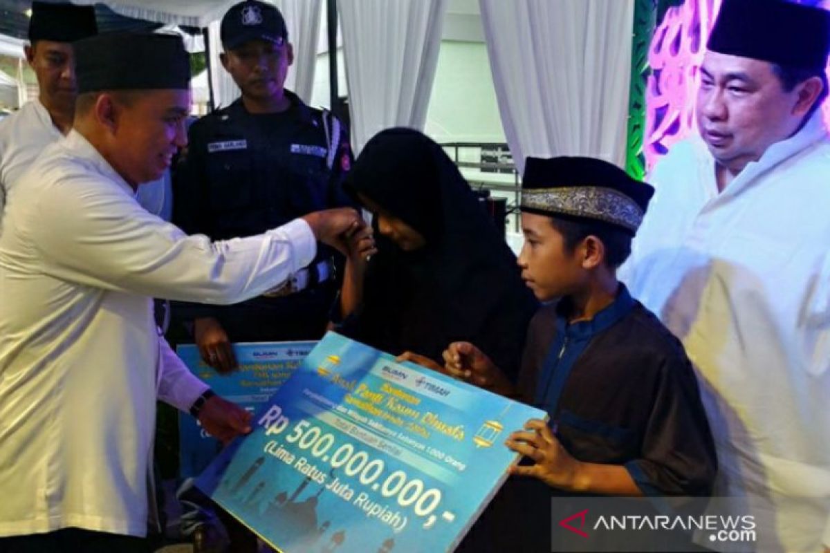 PT Timah santuni 1.000 anak yatim piatu-dhuafa di Pangkalpinang