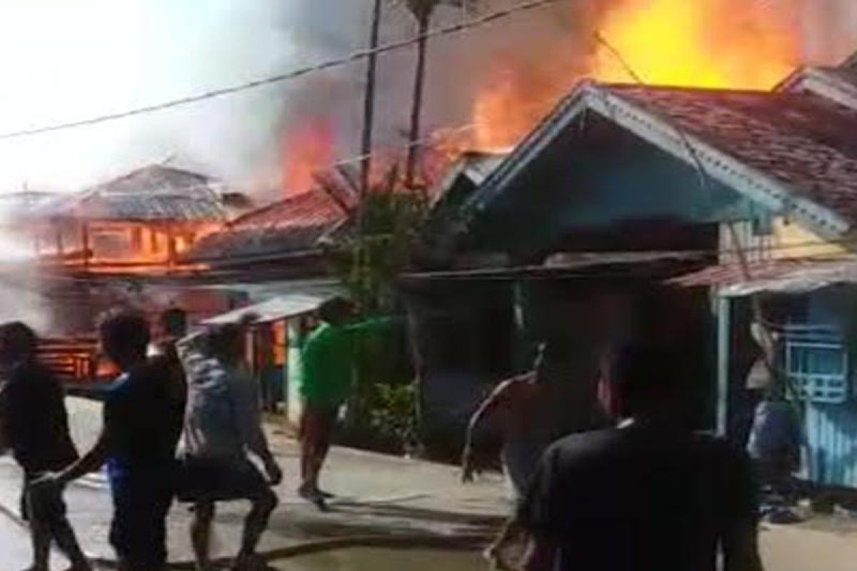 Enam rumah Di Barito Selatan ludes terbakar