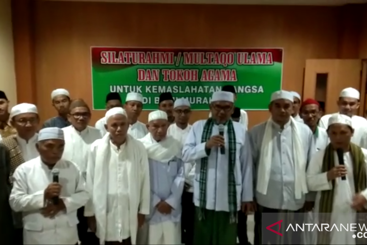 Multaqo Ulama Bumi Murakata menolak aksi people power