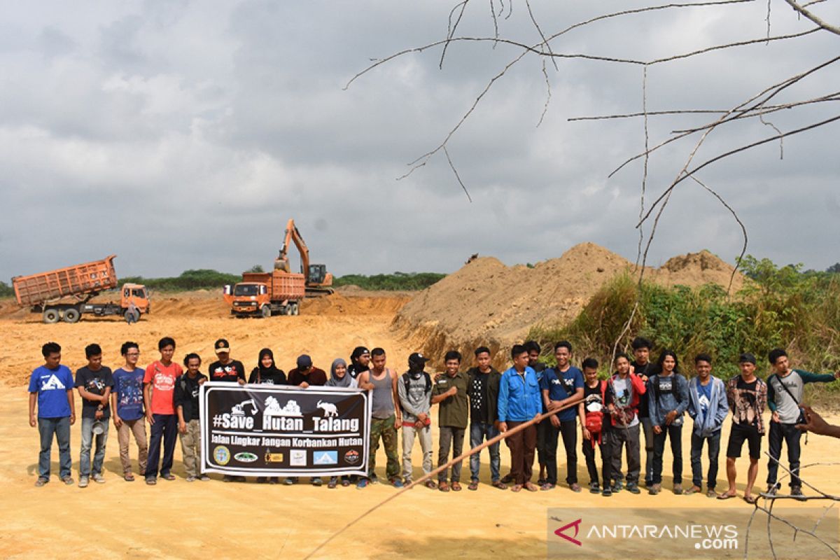 Aktivis lingkungan Riau tolak proyek jalan membelah Hutan Talang. Begini penjelasannya