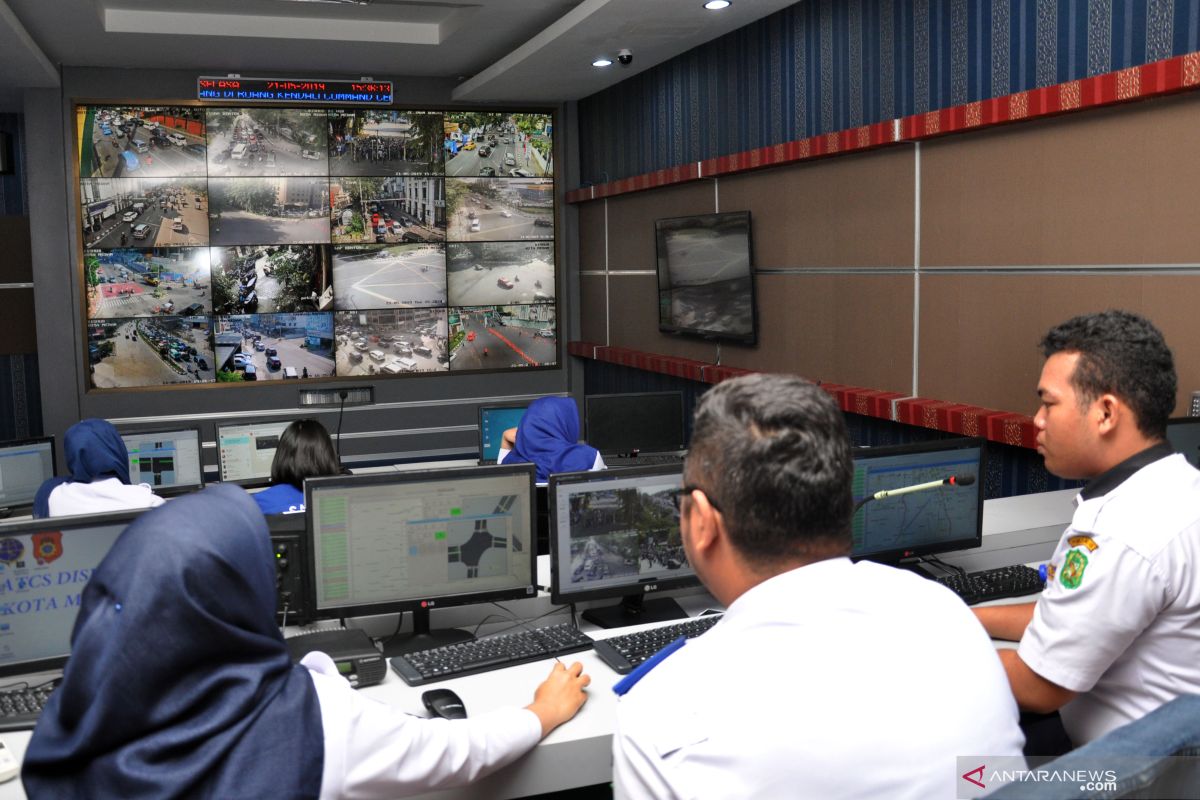 Pantau arus mudik Dinas Perhubungan Kota Medan maksimalkan CCTV (video)