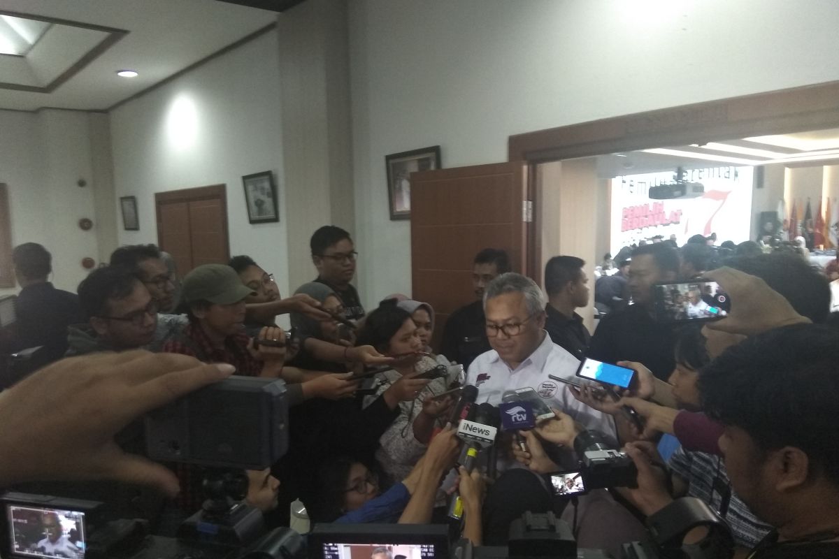 Hasil final Pilpres 2019:  Jokowi 55,50 persen, Prabowo 44,50 persen