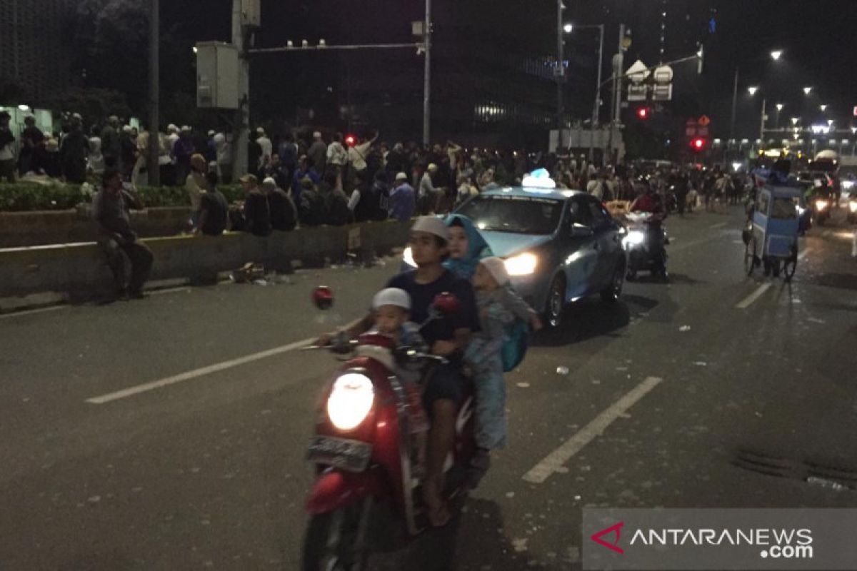 Jalan MH Thamrin Jakarta mulai dibuka