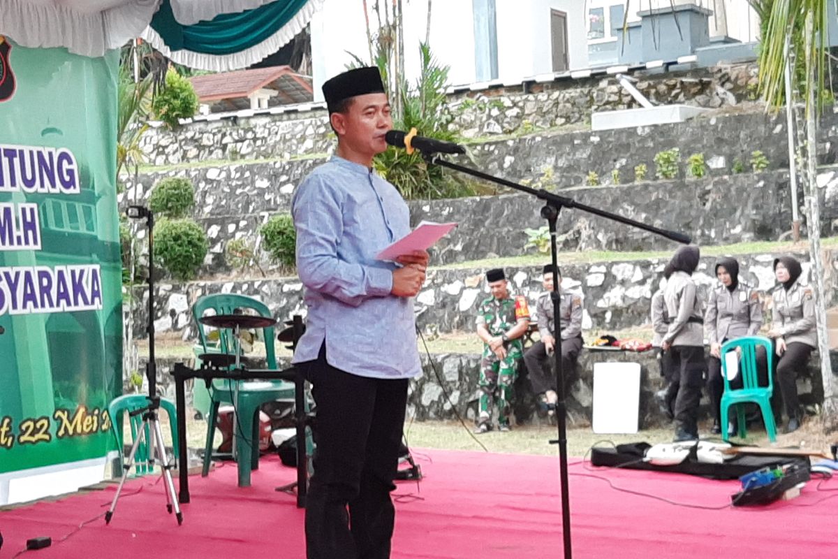 Bupati Bangka apresiasi kegiatan buka bersama dengan Kapolda Babel