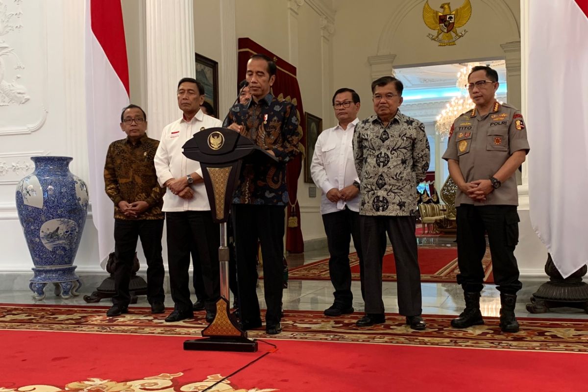 Presiden Joko Widodo minta segala perselisihan Pemilu diselesaikan melalui MK