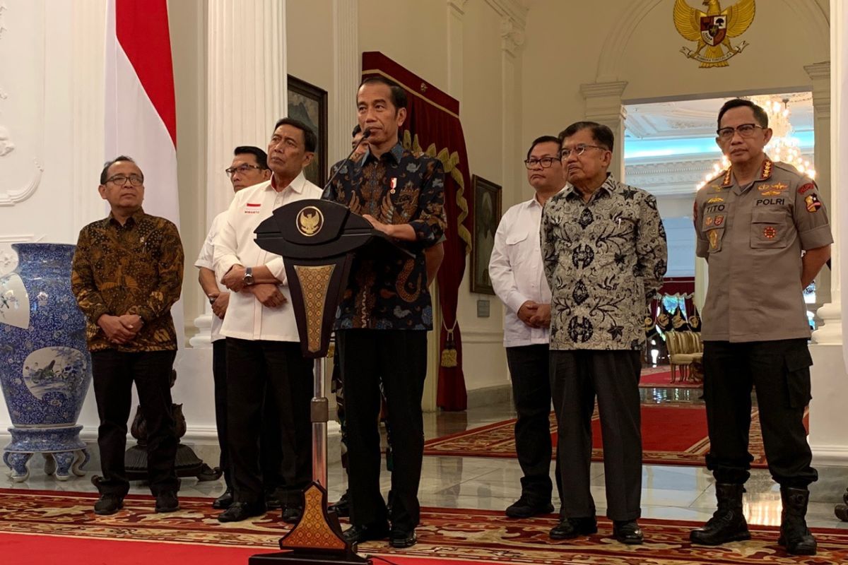 Jokowi tak akan tolerir  pengganggu keamanan