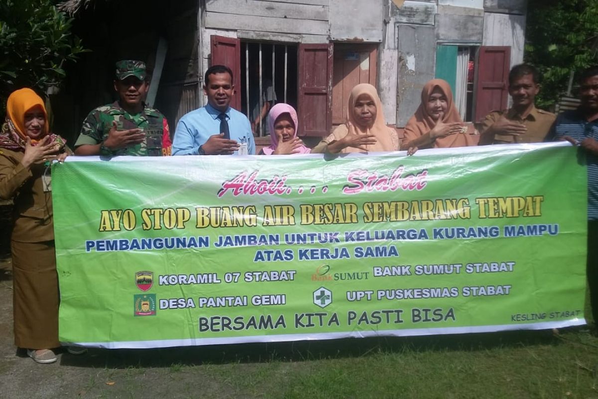 Koramil dukung program jambanisasi bagi warga Desa Pantai Gemi