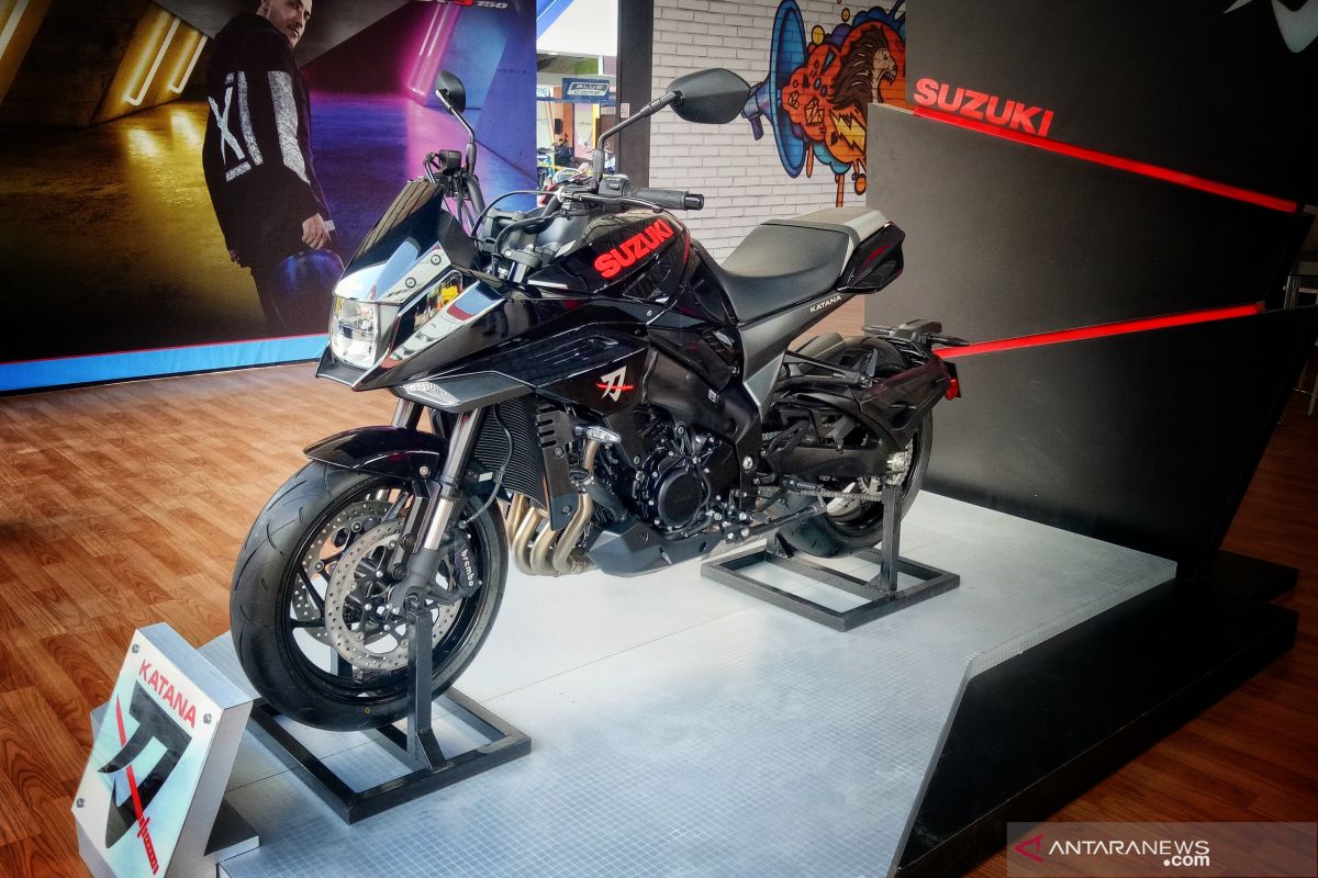 Suzuki pamerkan motor sport Katana pada Pekan Raya Jakarta